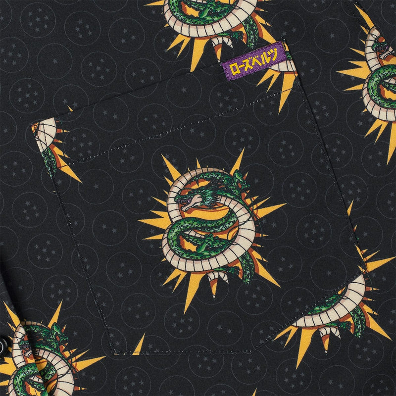 RSVLTS Summoning Shenron KUNUFLEX Short Sleeve Shirt in Black — detail 2