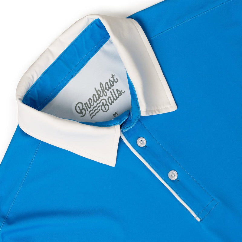 RSVLTS Happy to Serve You All-Day Polo in Blue — detail 2