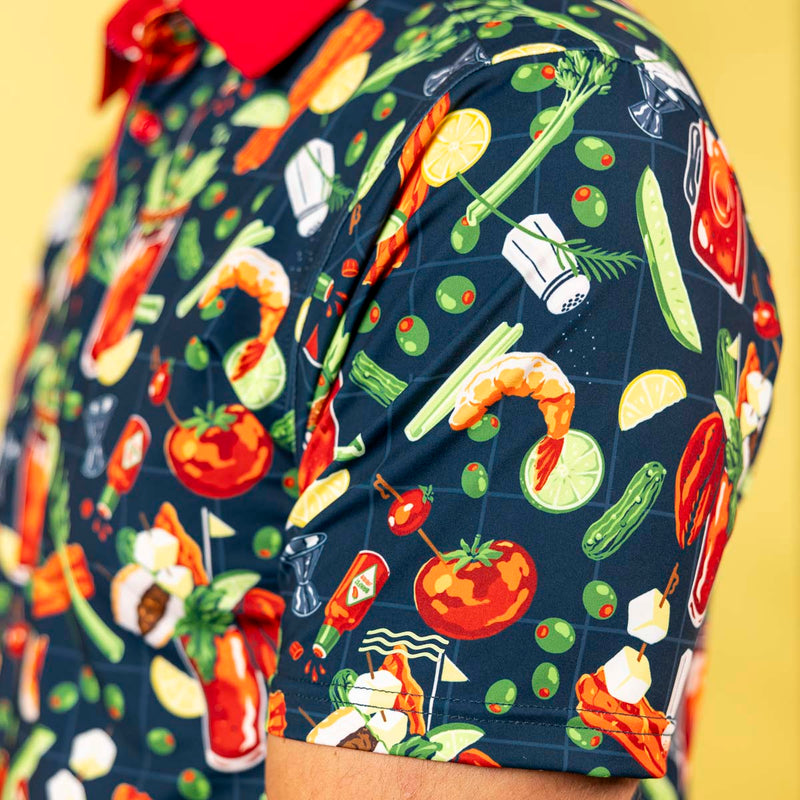RSVLTS Bloody Awesome All-Day Polo in Multicolor — detail 4