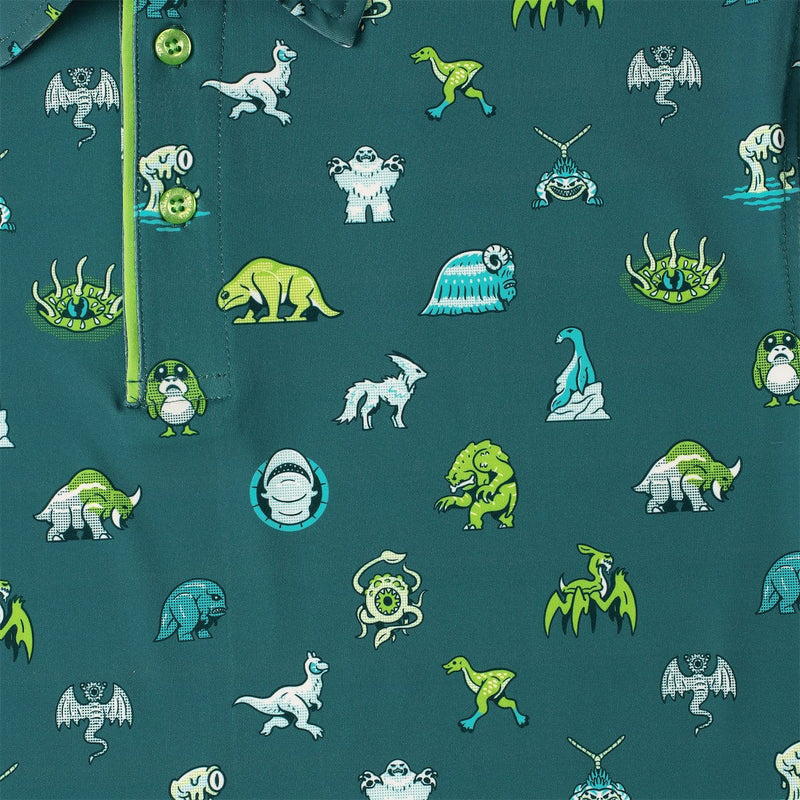 RSVLTS Encyclopedia Galactica All-Day Polo in Green — detail 3