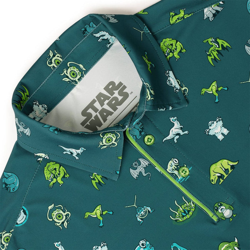 RSVLTS Encyclopedia Galactica All-Day Polo in Green — detail 5