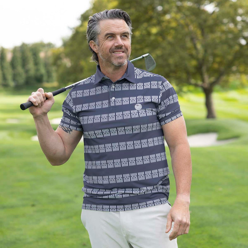 RSVLTS Technological Terror All-Day Polo in Gray — detail 2