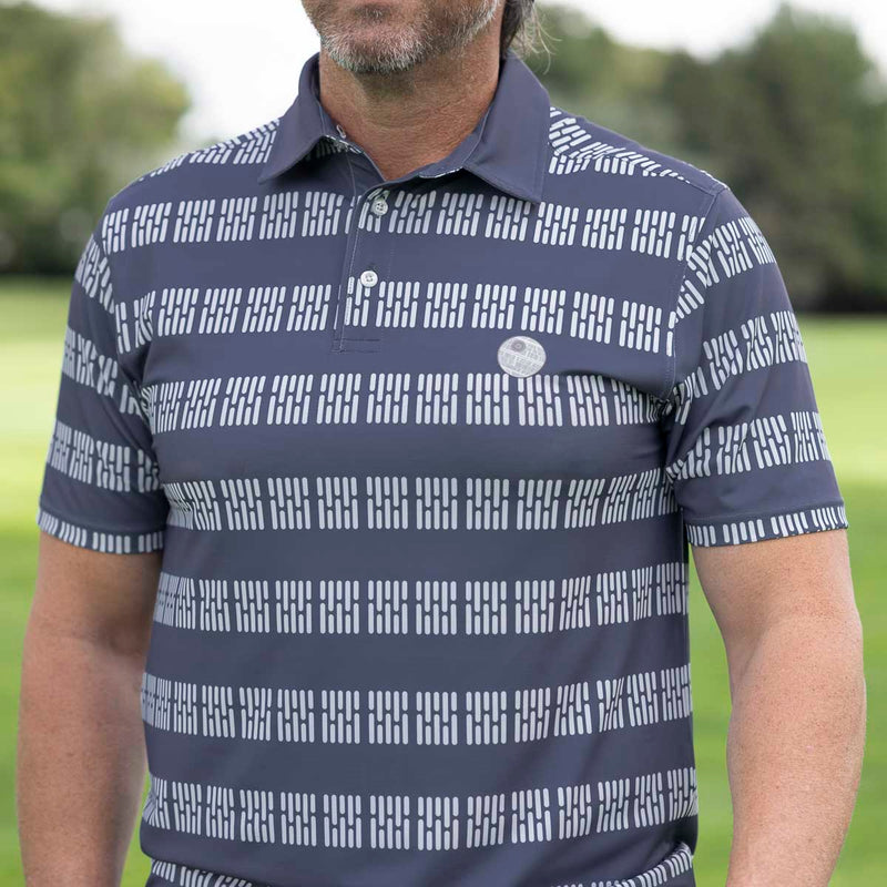 RSVLTS Technological Terror All-Day Polo in Gray — detail 4