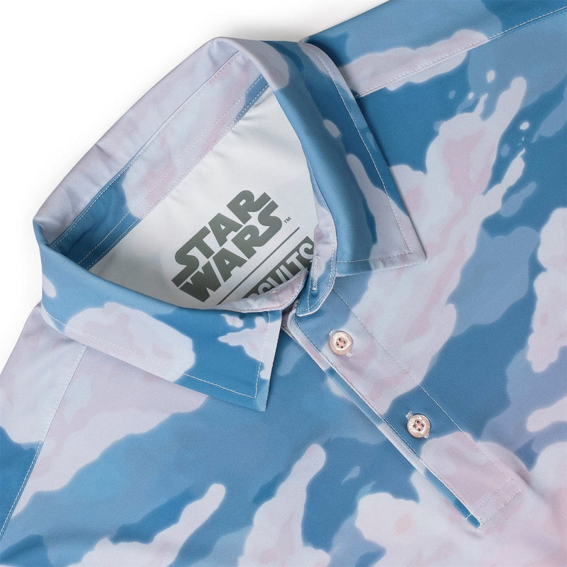 RSVLTS Cloud City Sunset All-Day Polo in Blue — detail 5