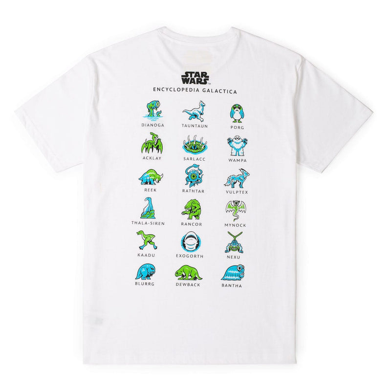 RSVLTS Encyclopedia Galactica Crewneck Tee in White — detail 5