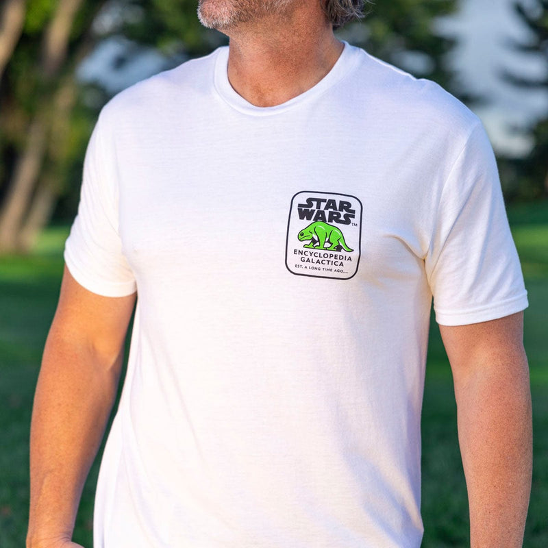 RSVLTS Encyclopedia Galactica Crewneck Tee in White — detail 6