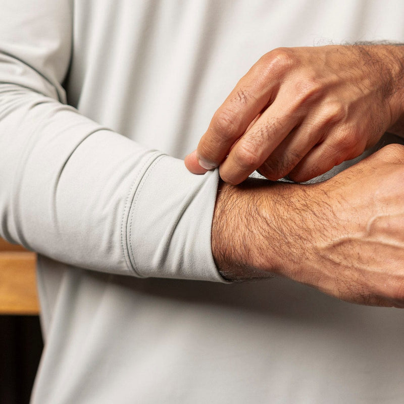 RSVLTS Limestone Commuter Long Sleeve Polo — detail 6
