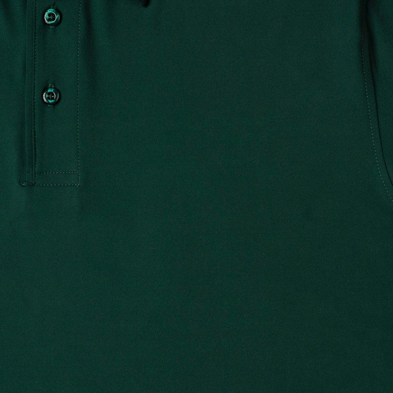 RSVLTS Smoke Pine Commuter Long Sleeve Polo in Green — detail 5