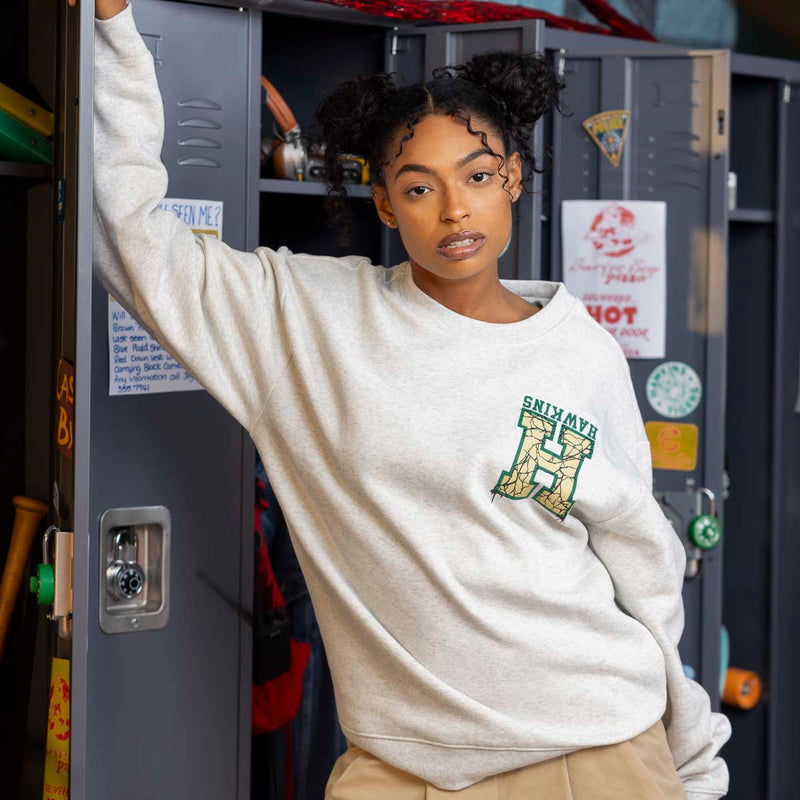 RSVLTS Gimme an H! Crewneck Sweatshirt in Gray — detail 2