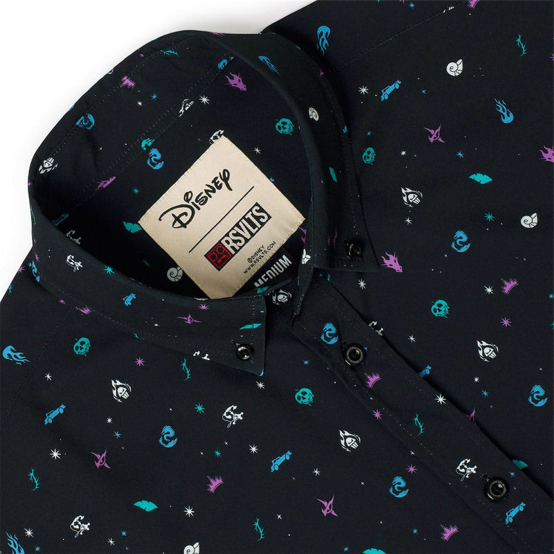RSVLTS Terrible Trinkets KUNUFLEX Short Sleeve Shirt in Black — detail 4