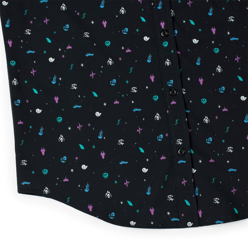 RSVLTS Terrible Trinkets KUNUFLEX Short Sleeve Shirt in Black — detail 5