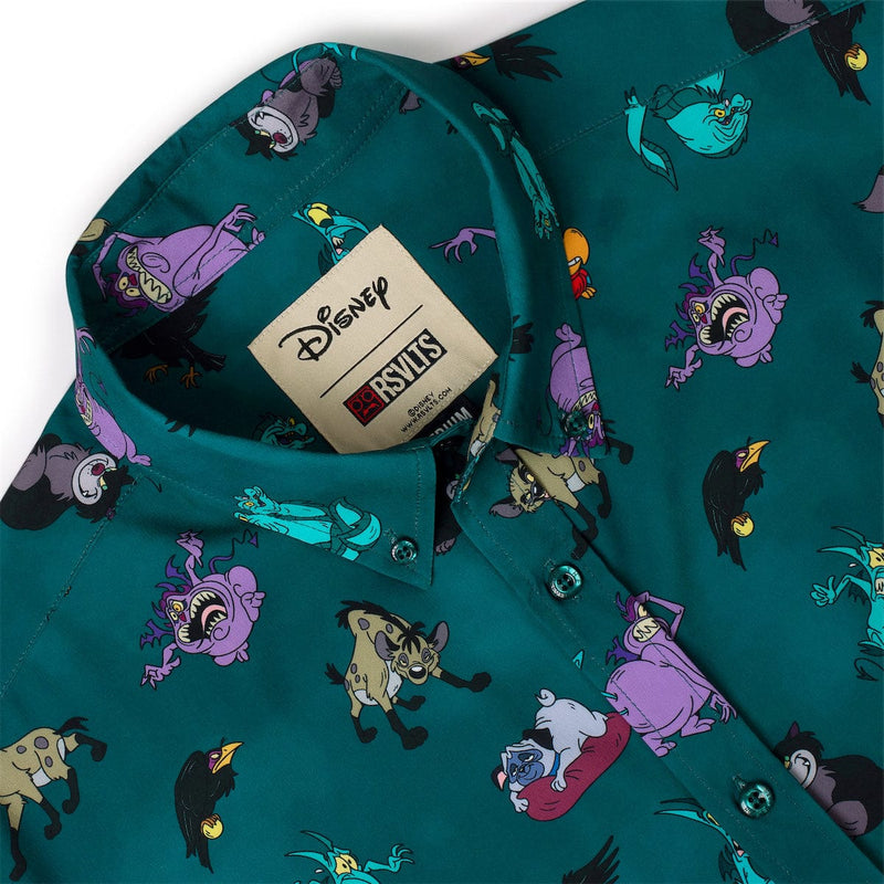 RSVLTS Evil on the Side KUNUFLEX Short Sleeve Shirt in Green — detail 4