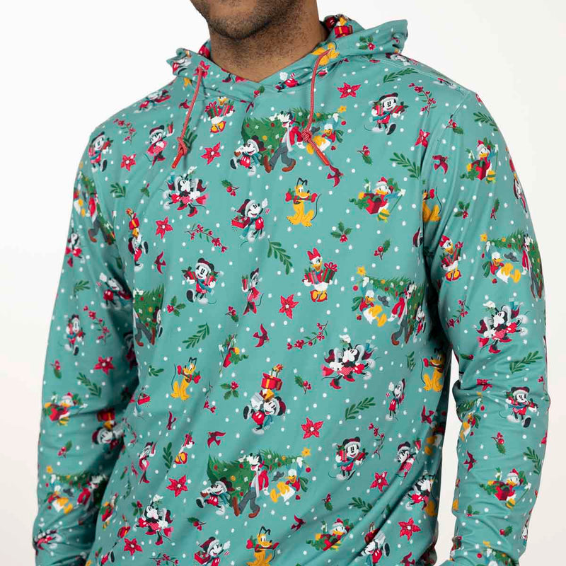 RSVLTS Disney Past & Presents Performance Hoodie in Green — detail 6