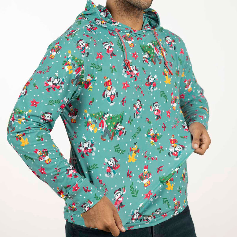 RSVLTS Disney Past & Presents Performance Hoodie in Green — detail 7