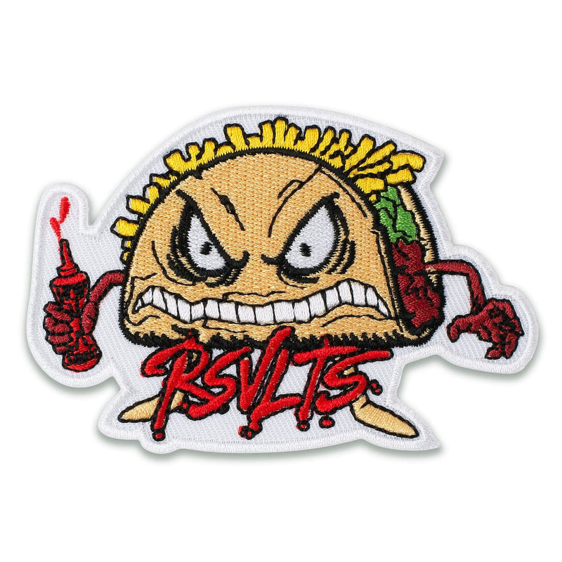 RSVLTS Monster Taco Patch — front view
