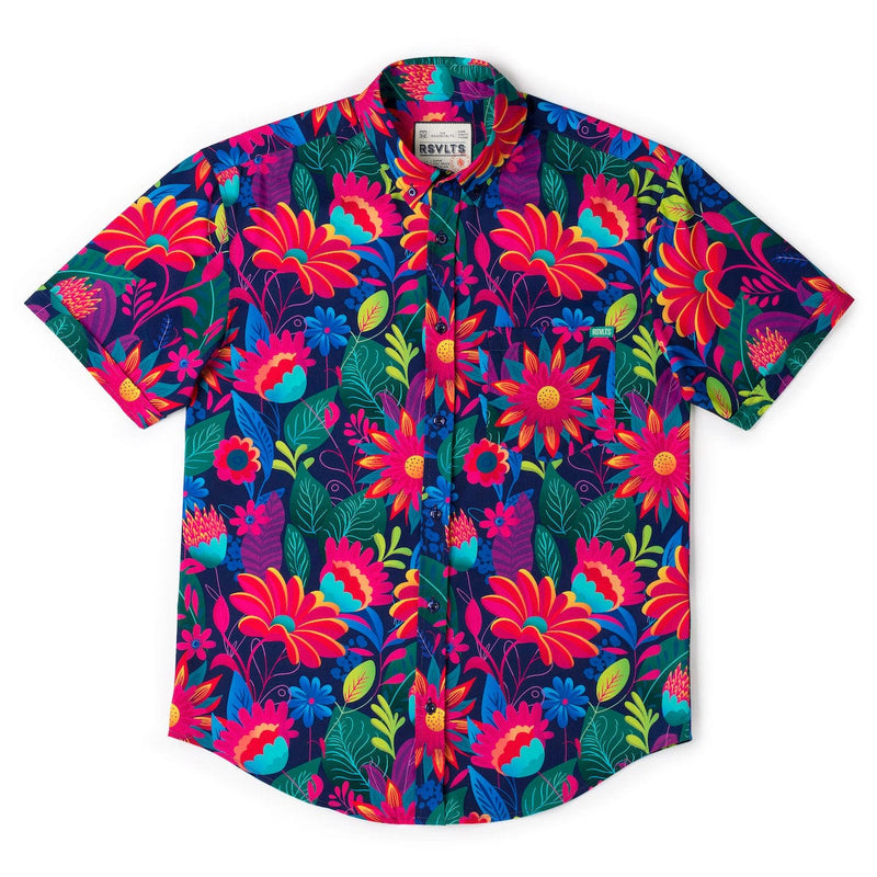 RSVLTS Untamed Tropic KUNUFLEX Short Sleeve Shirt in Multicolor — detail 5