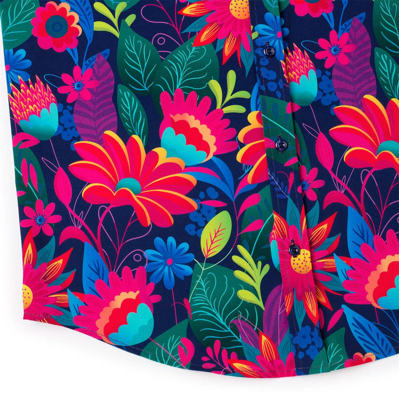 RSVLTS Untamed Tropic KUNUFLEX Short Sleeve Shirt in Multicolor — detail 7