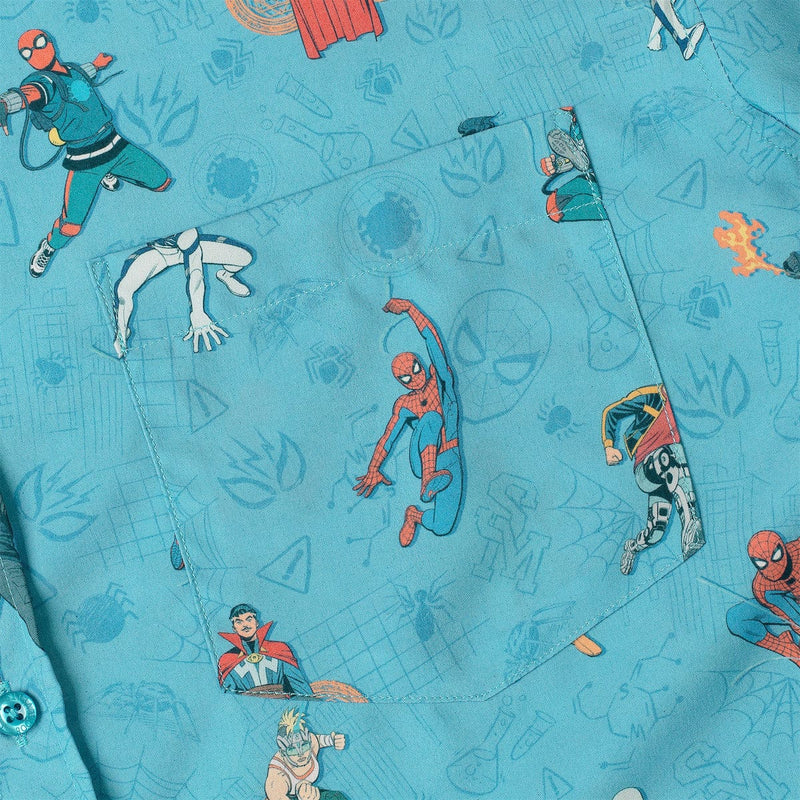 RSVLTS After-School Activities KUNUFLEX Short Sleeve Shirt in Blue — detail 3