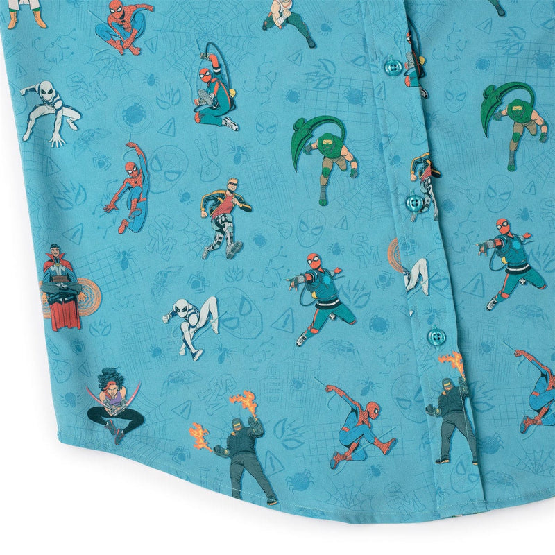 RSVLTS After-School Activities KUNUFLEX Short Sleeve Shirt in Blue — detail 7