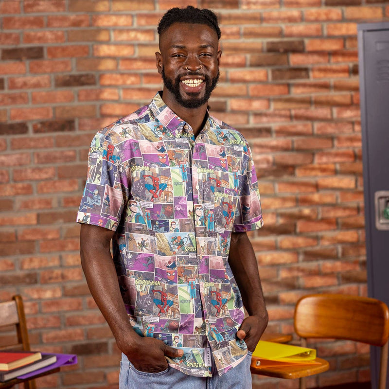 RSVLTS In the Swing of Things KUNUFLEX Short Sleeve Shirt in Multicolor — detail 2