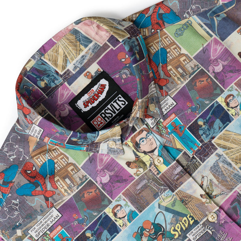 RSVLTS In the Swing of Things KUNUFLEX Short Sleeve Shirt in Multicolor — detail 6