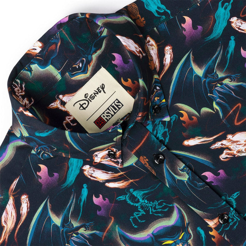 RSVLTS Fright on Bald Mountain KUNUFLEX Short Sleeve Shirt in Multicolor — detail 4