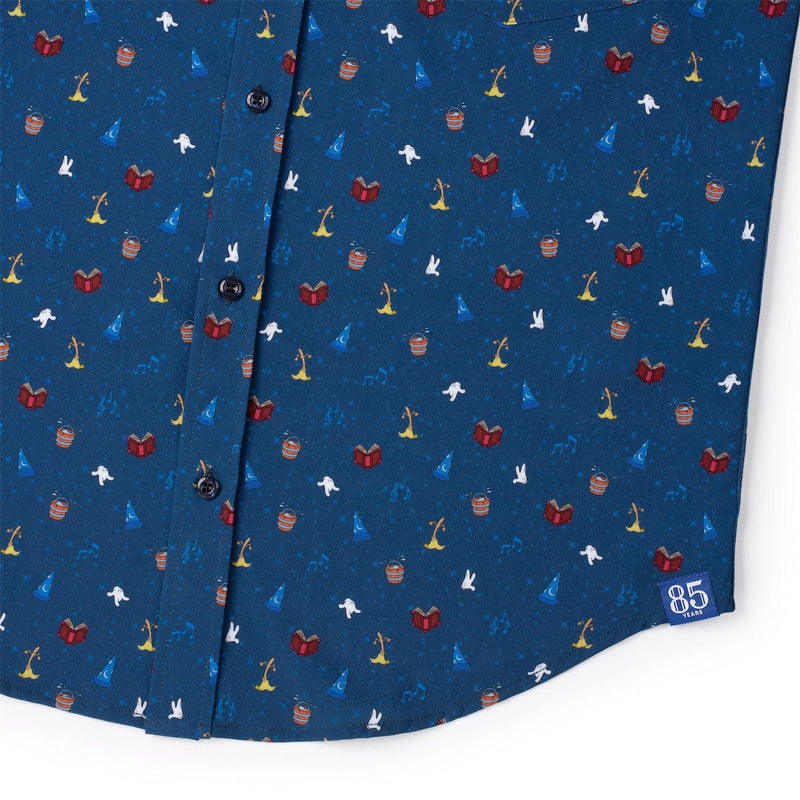 RSVLTS Lil Sorcery KUNUFLEX Short Sleeve Shirt in Blue — detail 5