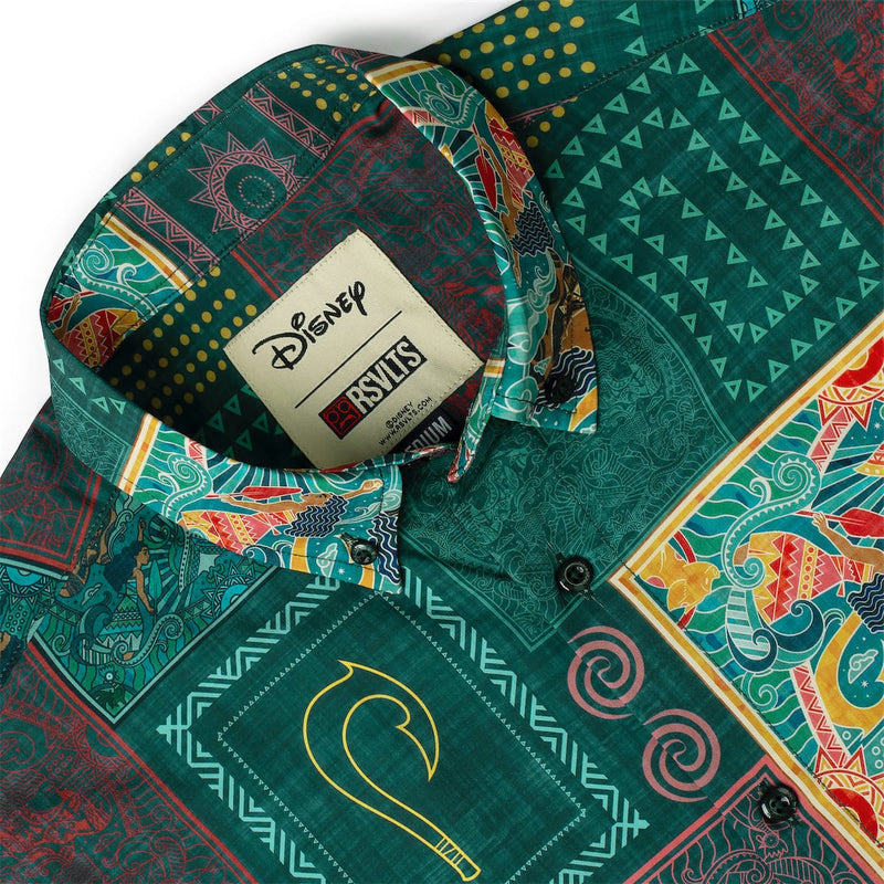 RSVLTS Ocean Tapestry (Multicolor) KUNUFLEX Short Sleeve Shirt — detail 6