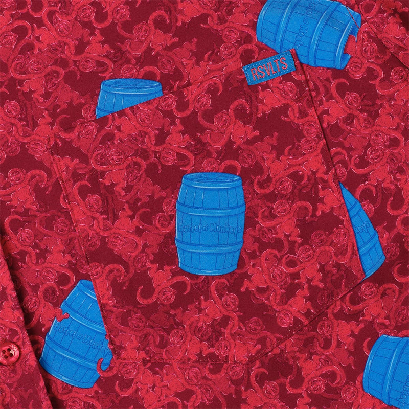 RSVLTS Monkeyin’ Around KUNUFLEX Short Sleeve Shirt in Blue — detail 2