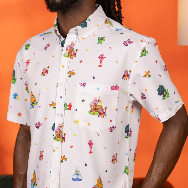 RSVLTS Sweet Adventures KUNUFLEX Short Sleeve Shirt in Multicolor — detail 4