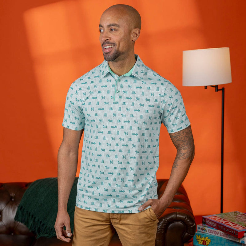 RSVLTS Pass Go All-Day Polo in Green — detail 2