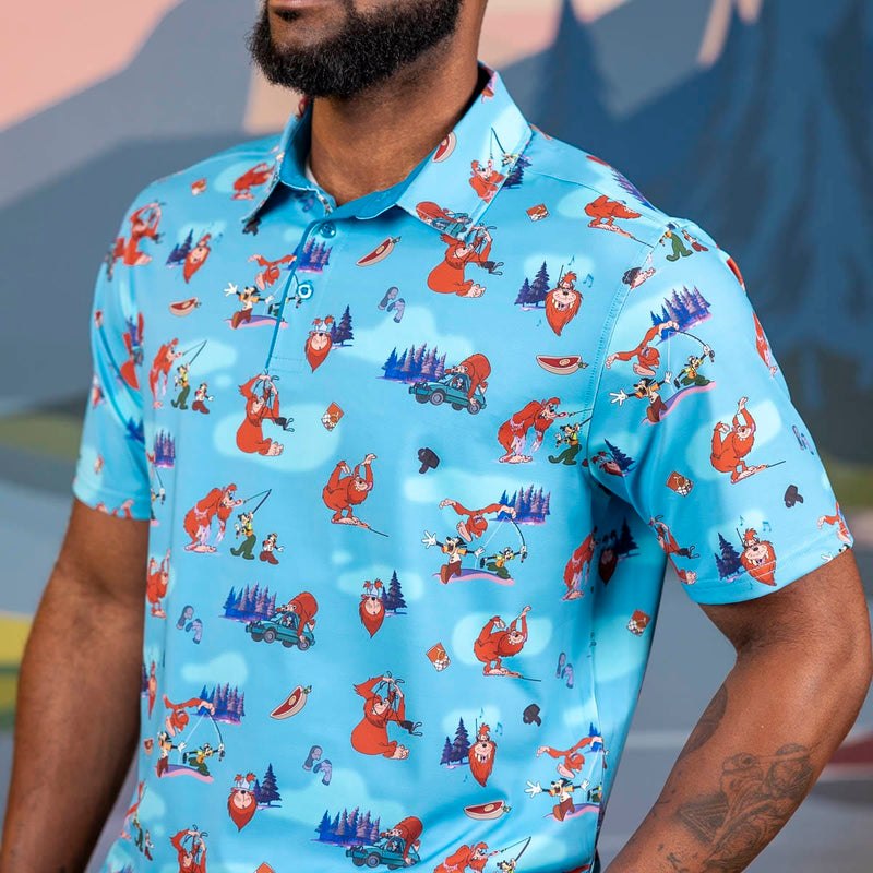 RSVLTS Gone Footin’ All-Day Polo in Blue — detail 2