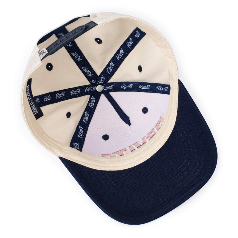 RSVLTS RSVLTS Dream Team 5-Panel Curved Brim Hat in Blue — detail 2
