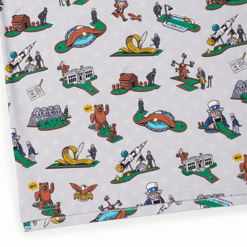 RSVLTS POTUS Putt-Putt All-Day Polo in Gray — detail 6