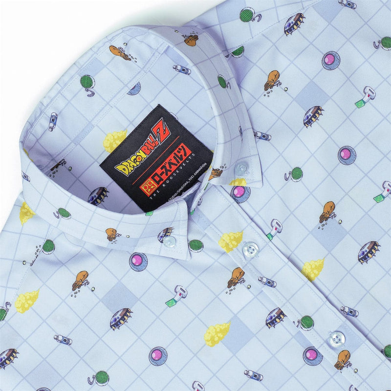 RSVLTS Gear & Grid KUNUFLEX Short Sleeve Shirt in Blue — detail 5