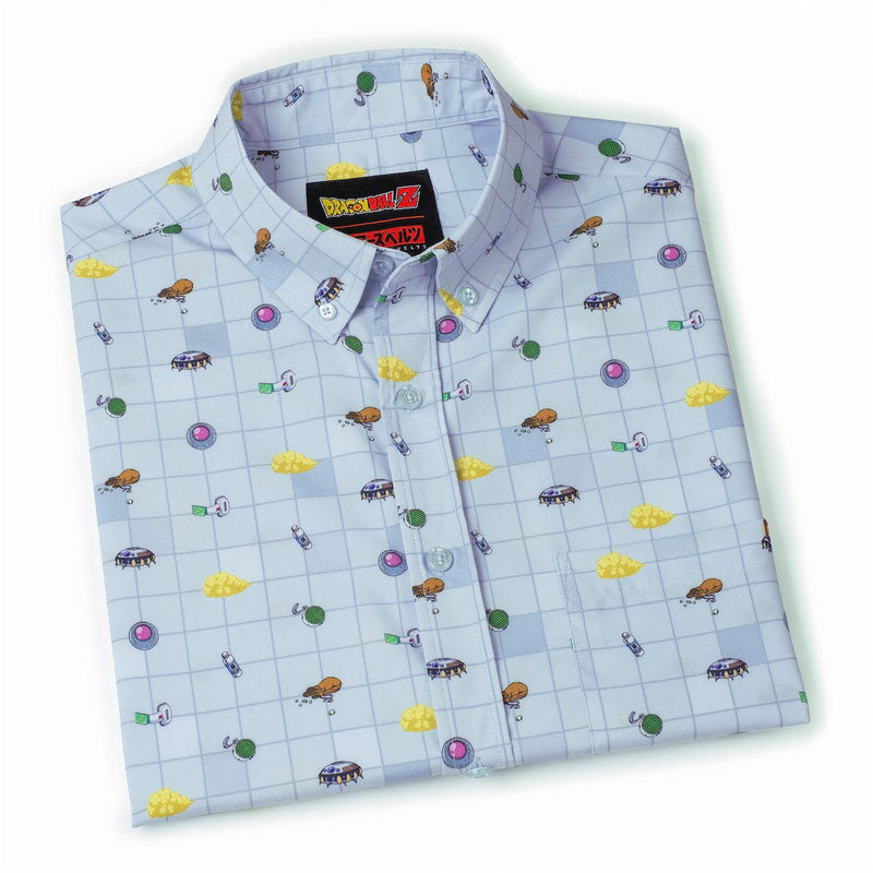 RSVLTS Gear & Grid KUNUFLEX Short Sleeve Shirt in Blue — detail 6
