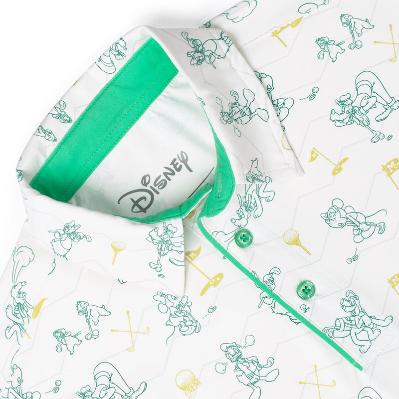RSVLTS Mickey's Fairway Friends All-Day Polo in Green — detail 3