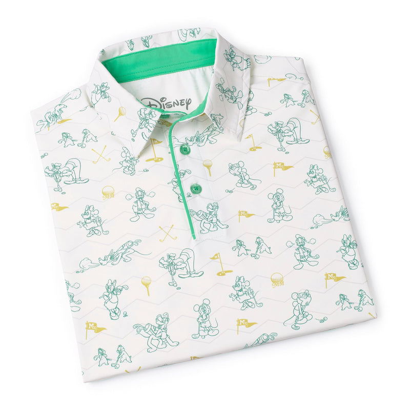 RSVLTS Mickey's Fairway Friends All-Day Polo in Green — detail 4