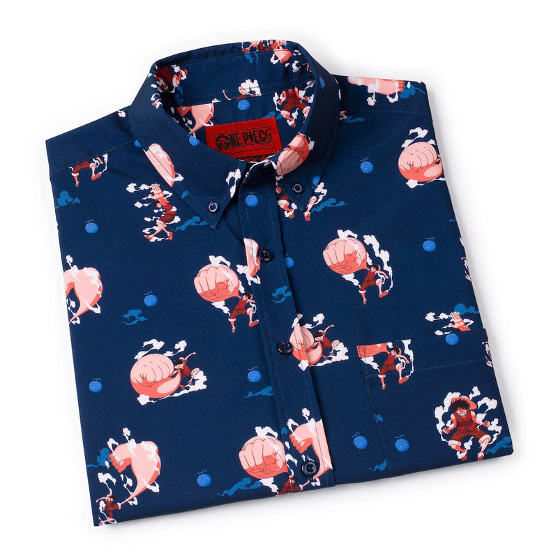 RSVLTS Gear Second KUNUFLEX Short Sleeve Shirt in Blue — detail 5