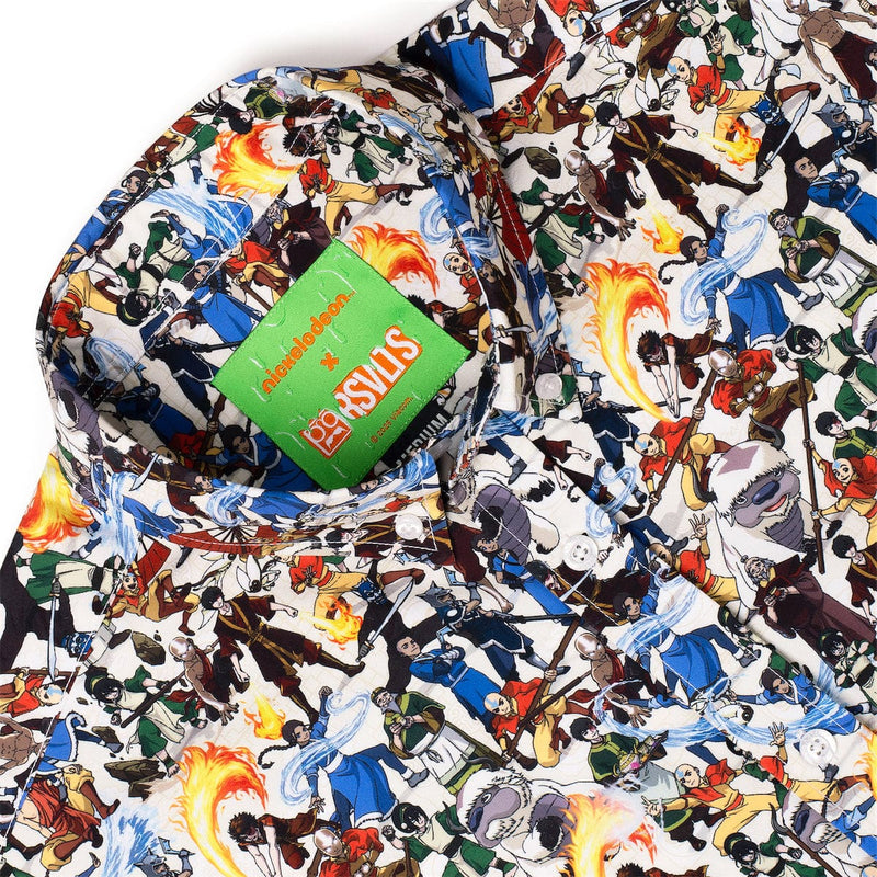 RSVLTS The Aang Gang KUNUFLEX Short Sleeve Shirt in Multicolor — detail 4