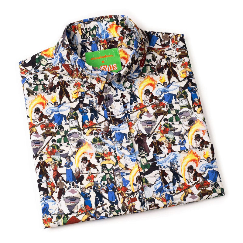 RSVLTS The Aang Gang KUNUFLEX Short Sleeve Shirt in Multicolor — detail 5