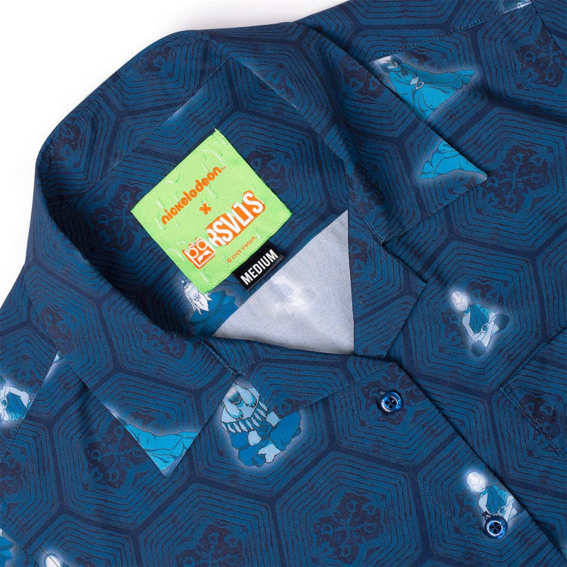 RSVLTS This Is Your Destiny Women's KUNUFLEX Short Sleeve Shirt in Blue — detail 3
