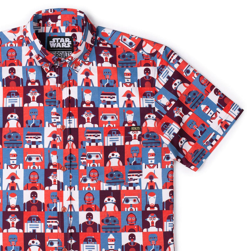 RSVLTS Wired for Battle KUNUFLEX Short Sleeve Shirt in Multicolor — front view