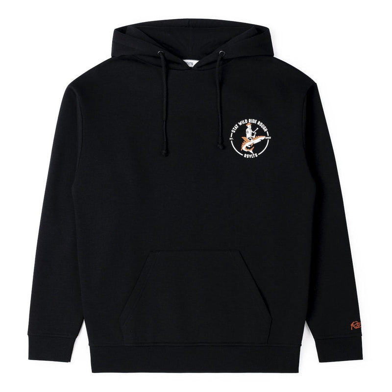 RSVLTS Stay Wild Tiger Shark Classic Hoodie in Black — detail 4