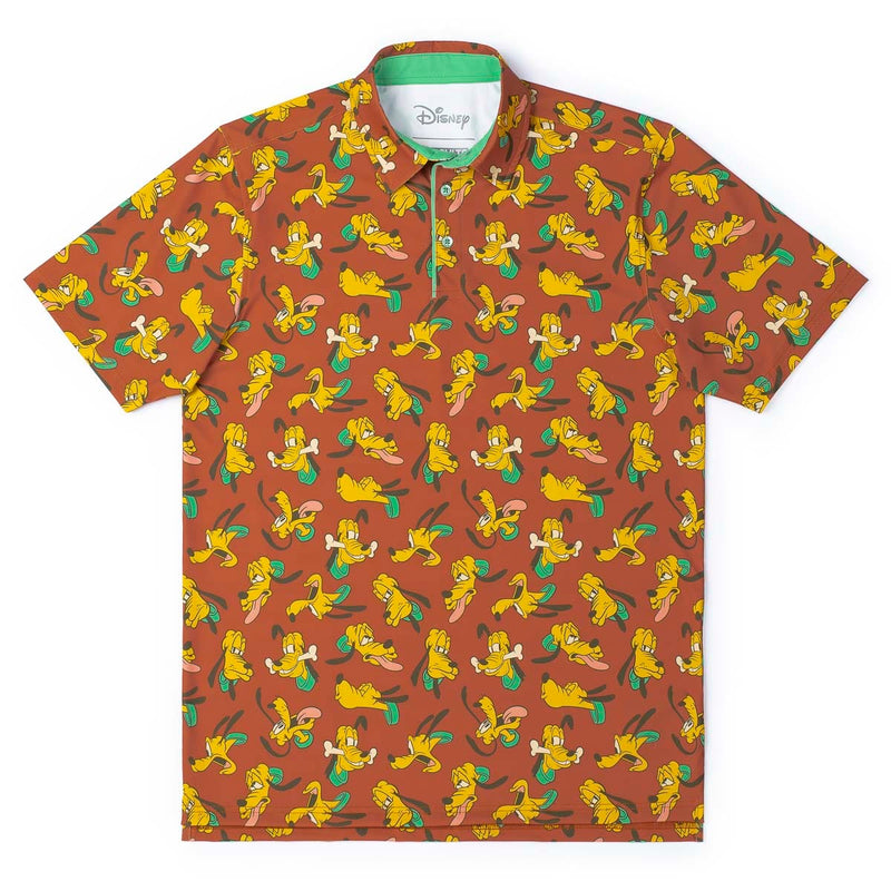 RSVLTS Doggone Legend All-Day Polo in Brown — front view