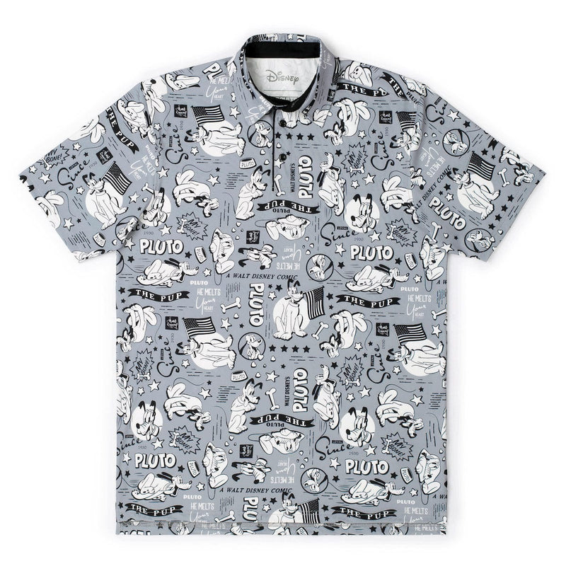 RSVLTS Loyal Since 1930 All-Day Polo in Gray — front view