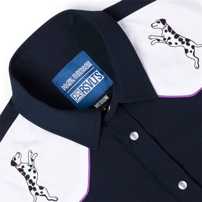 RSVLTS Morrow's Best Friend Roper Short Sleeve Shirt in Black — detail 2