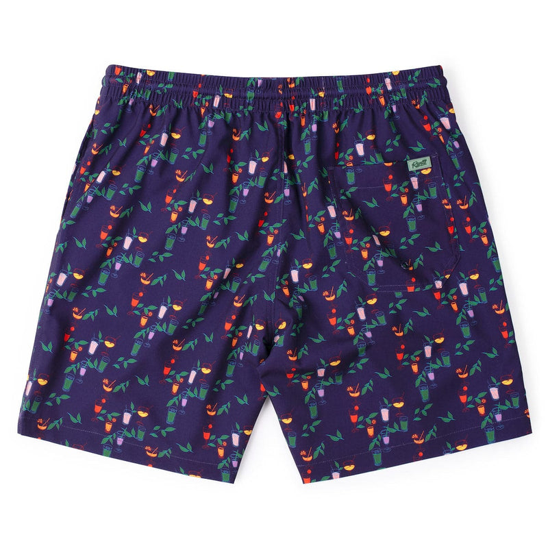 RSVLTS Off the Clock-tails Hybrid Shorts in Purple — detail 3