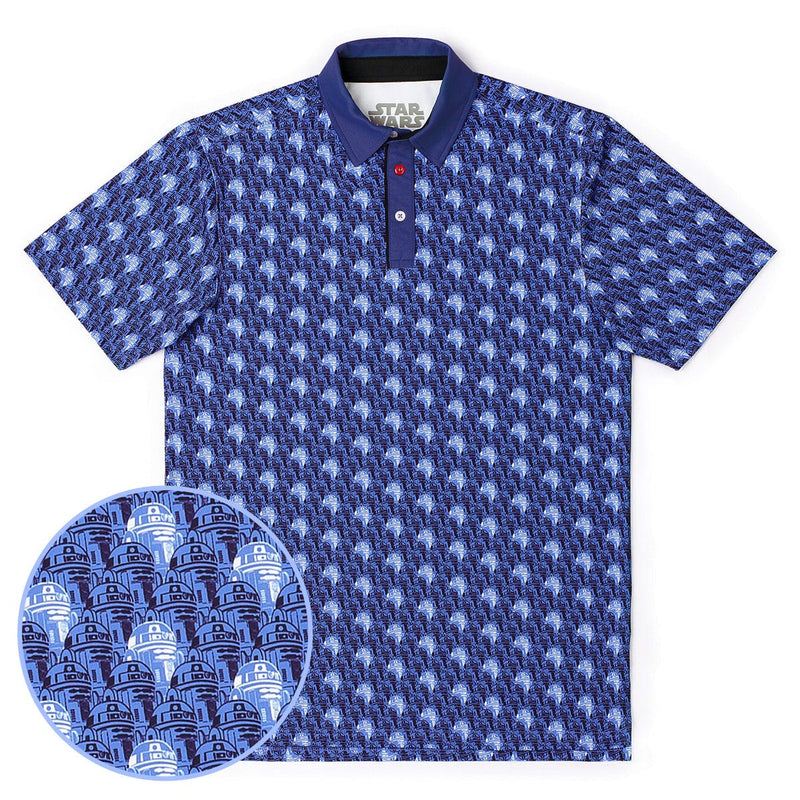 RSVLTS Artoo Army All-Day Polo in Blue — front view
