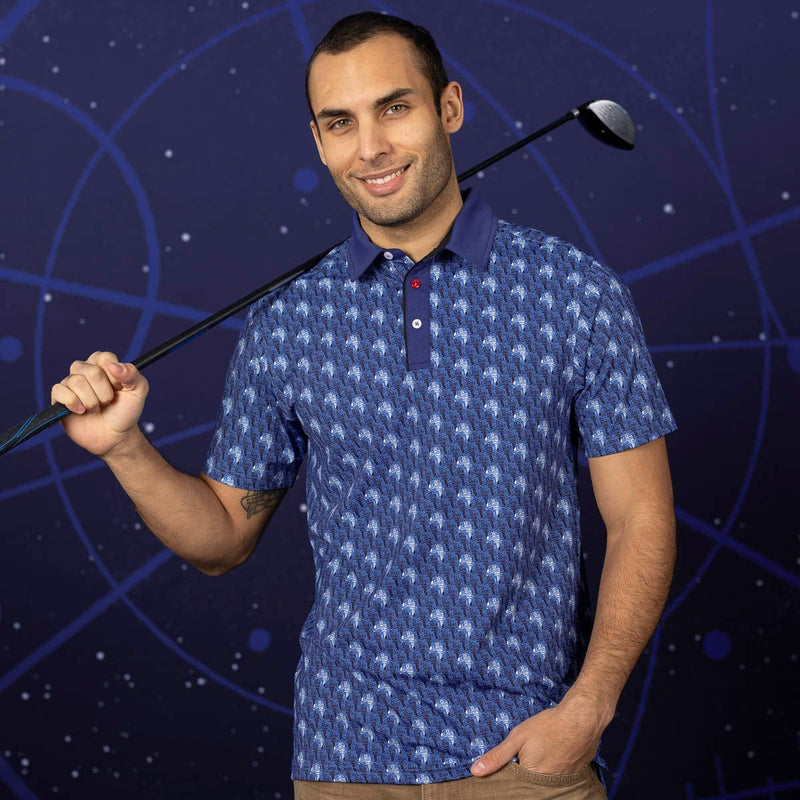 RSVLTS Artoo Army All-Day Polo in Blue — detail 2